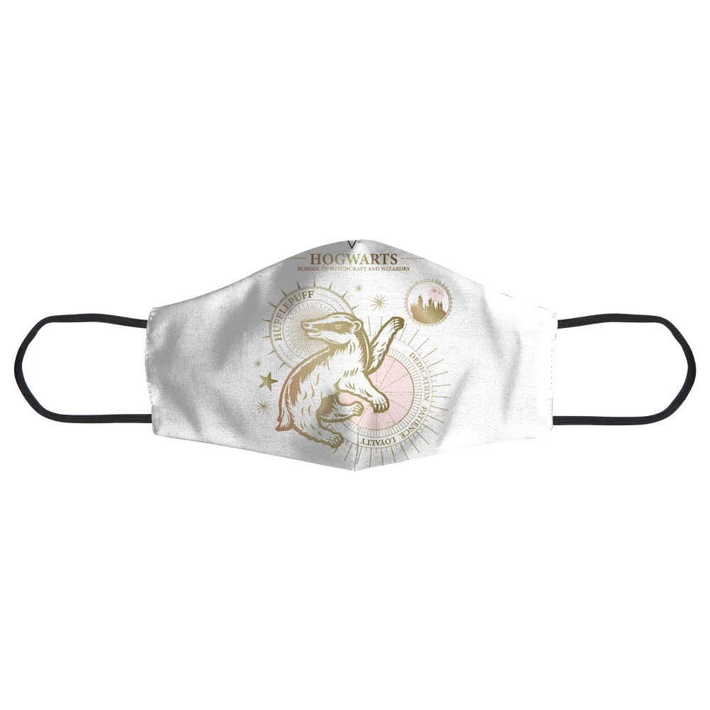 Harry Potter Golden Hufflepuff Face Mask - S Image 1