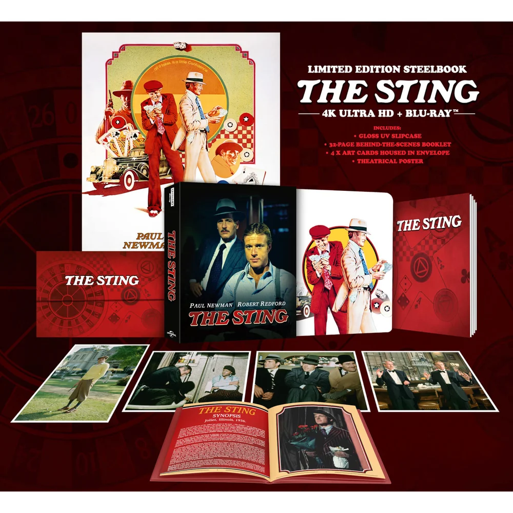 The Sting - Zavvi Exclusive 4K Ultra HD Steelbook (Includes Blu-ray) Image 1