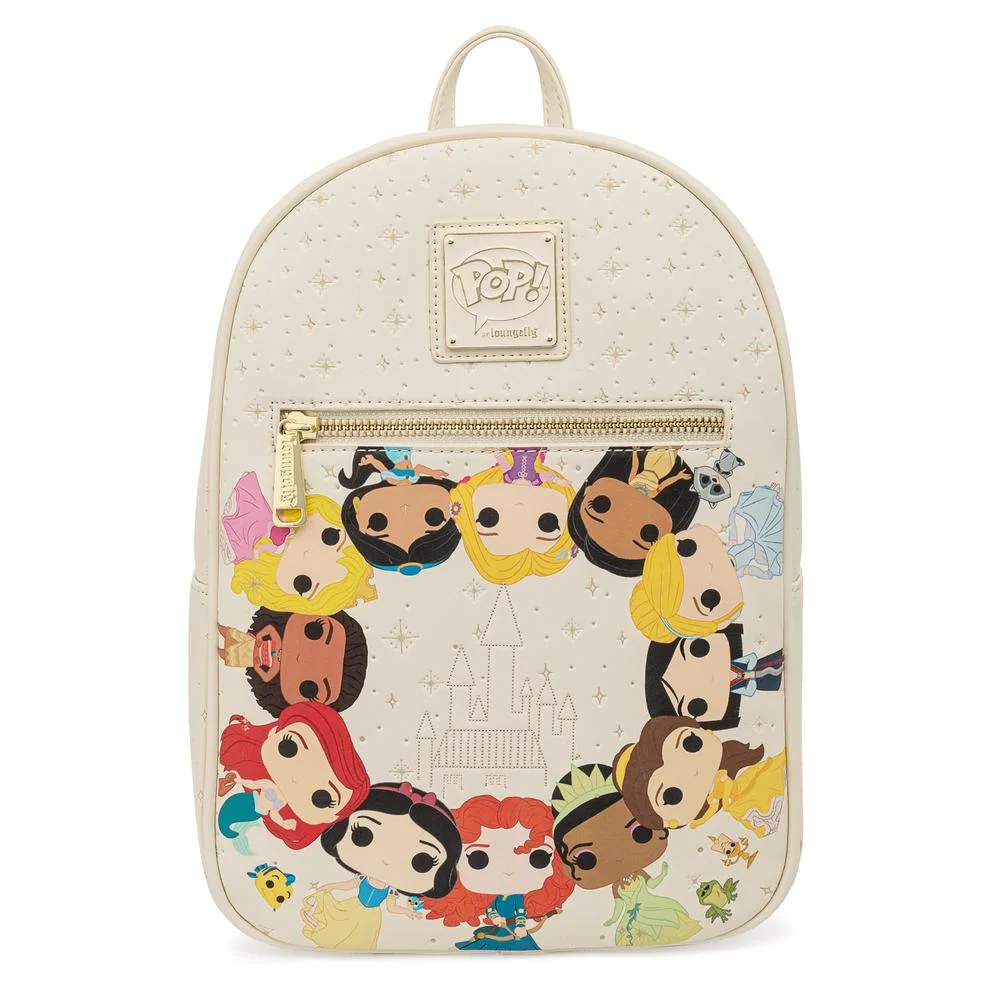 Pop By Loungefly Disney Princess Circle Mini Backpack Image 1
