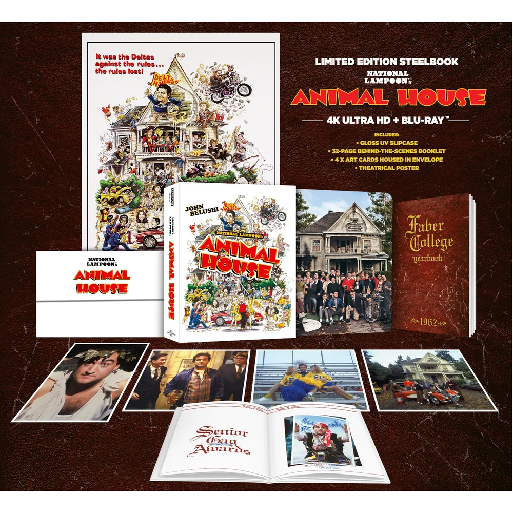 Animal House - Zavvi Exclusive 4K Ultra HD Limited Edition Steelbook (Includes Blu-ray) Image 1