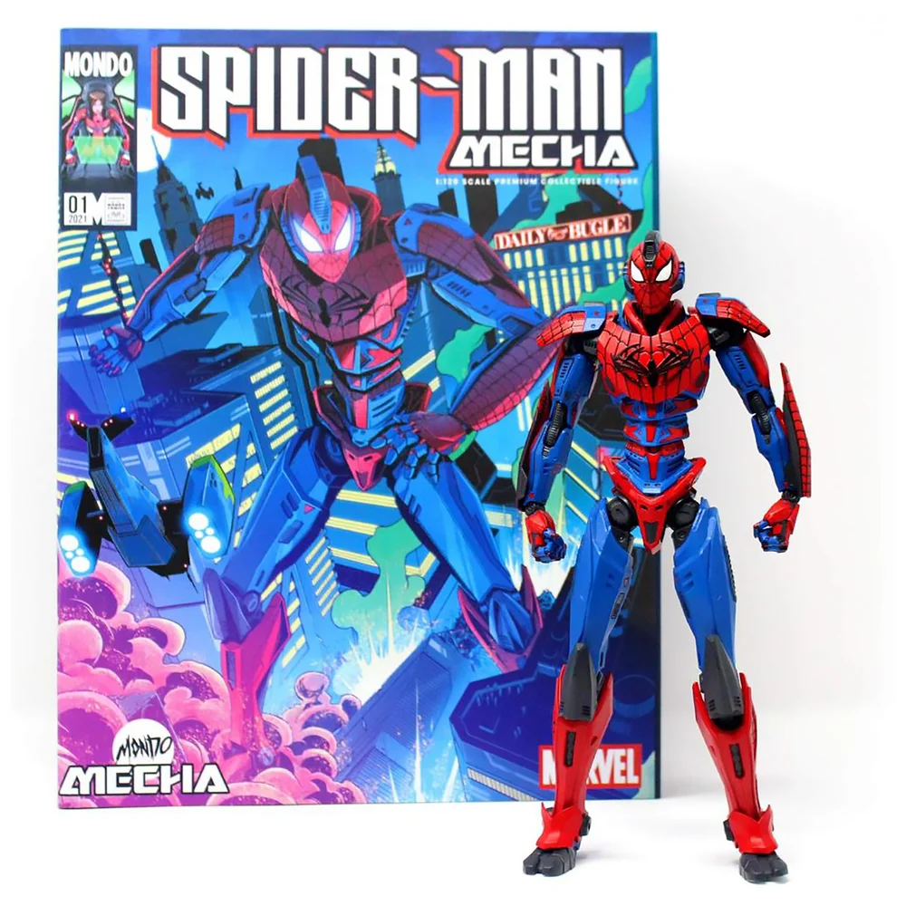 Mondo Marvel Mecha 10in Figure - Spider-Man Image 1