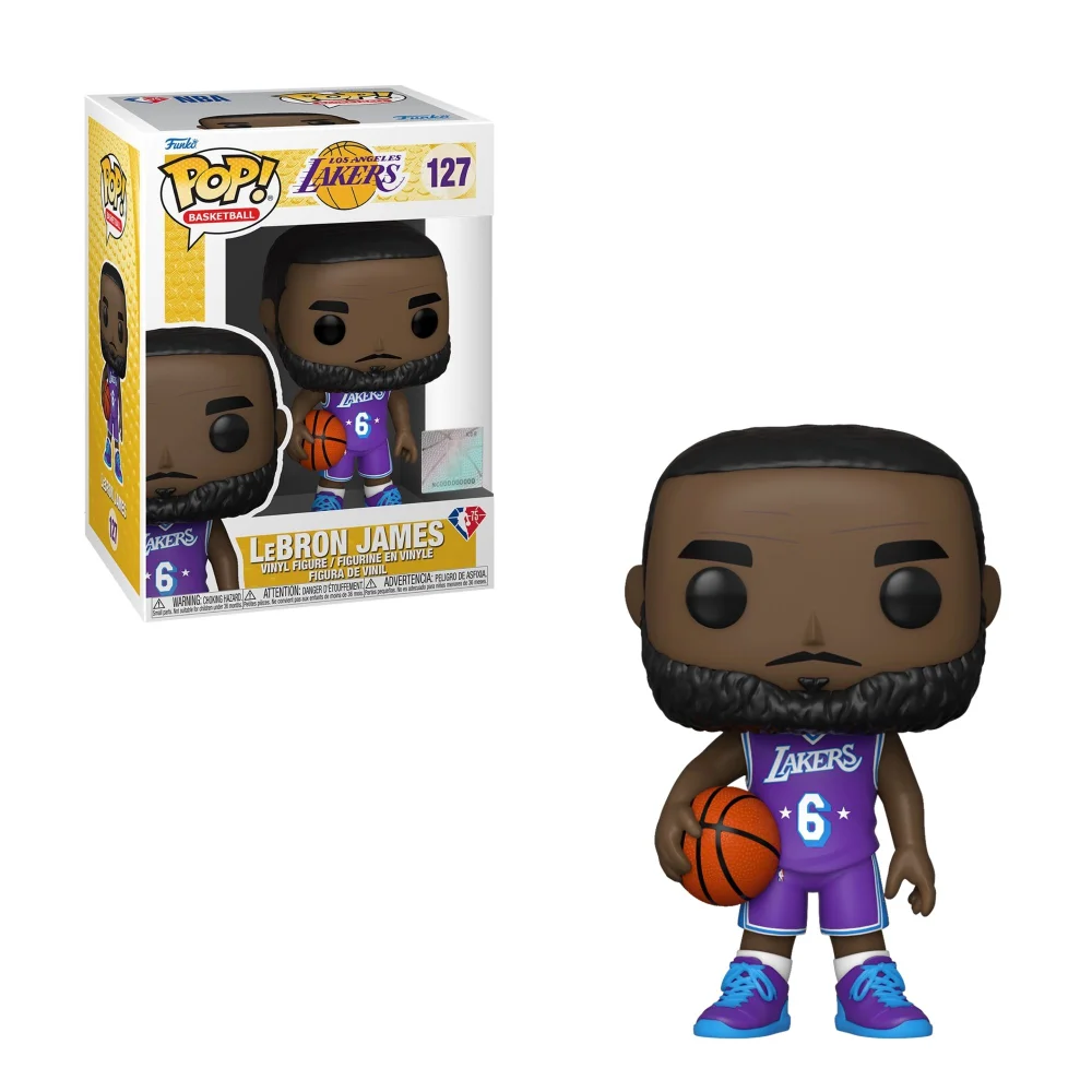 NBA Los Angeles Lakers LeBron James Funko Pop Vinyl Image 1