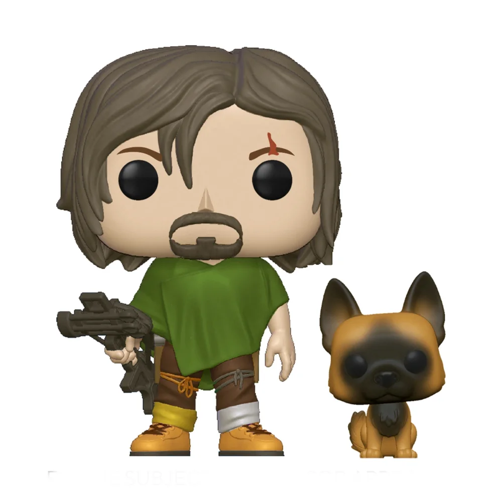 Pop Television The Walking Dead Daryl Dixon w/Dog Funko Pop! Vinyl Image 1