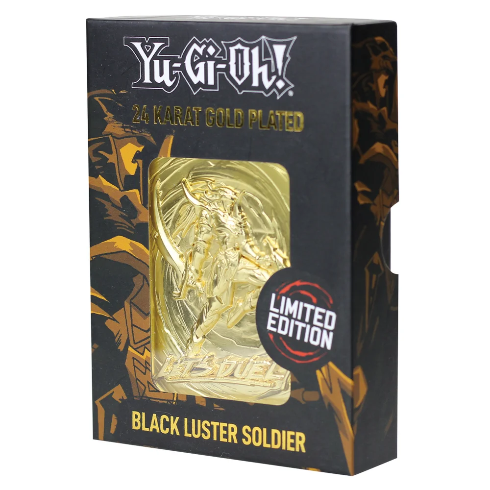 24K Gold plated Yu-Gi-Oh! Black Luster Soldier Card Image 1