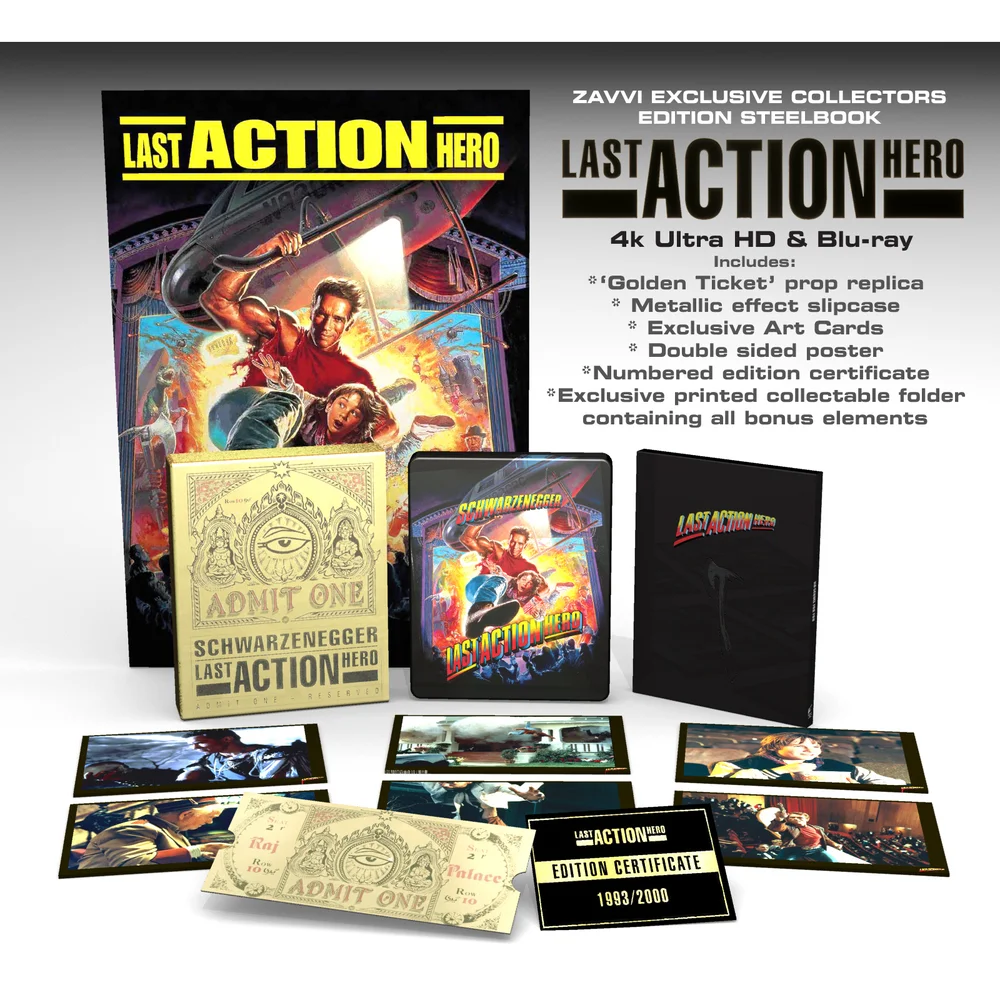 Last Action Hero - 4K Ultra HD Zavvi Exclusive Collector’s Edition Steelbook (Includes 2D Blu-ray) Image 1