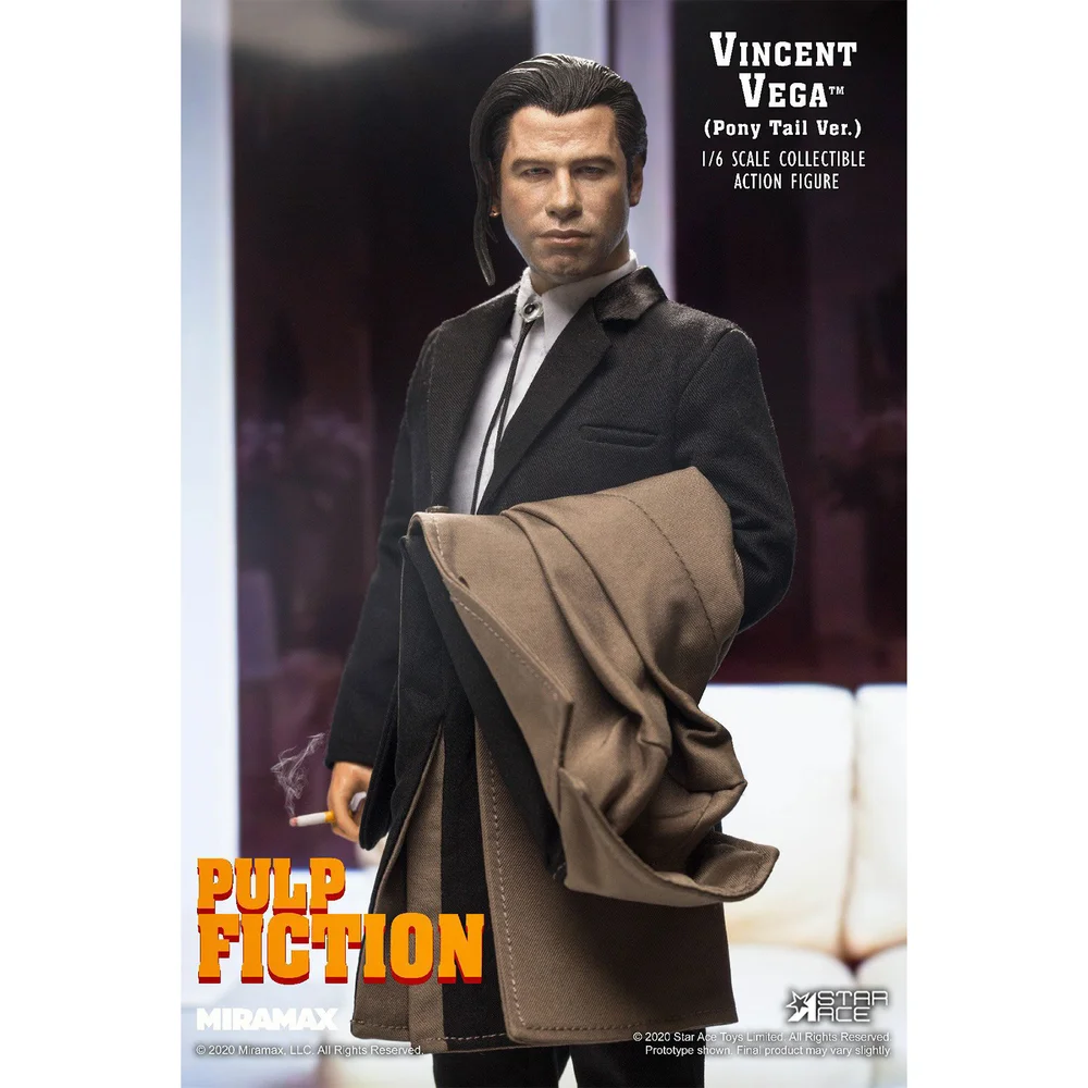 Star Ace Pulp Fiction My Favourite Movie Action Figure 1/6 Vincent Vega 2.0 (Pony Tail) 30 cm Image 1