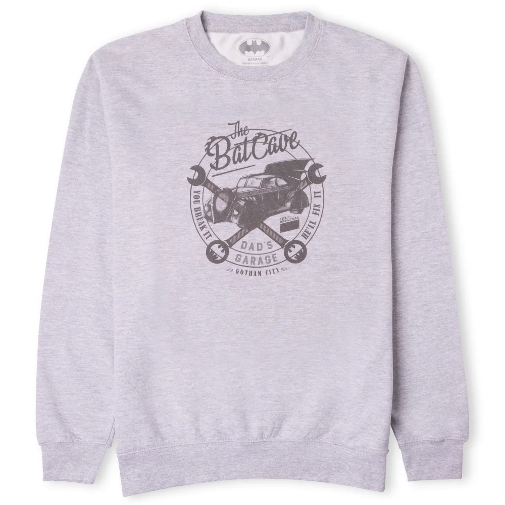 DC Batman The Bat Cave Sweatshirt - Grey - S Image 1