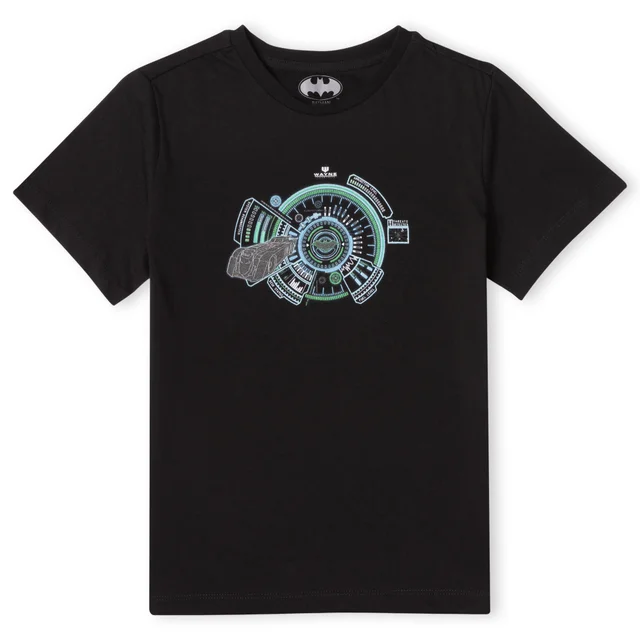DC Batman Batmobile Kids' T-Shirt - Black