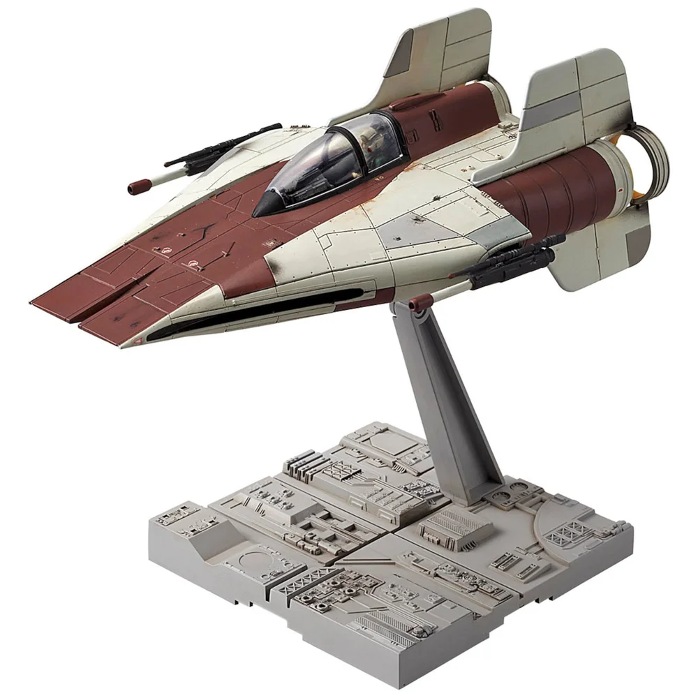 Bandai Star Wars A-Wing Starfighter Buildable Model Kit 1:72 Scale Image 1
