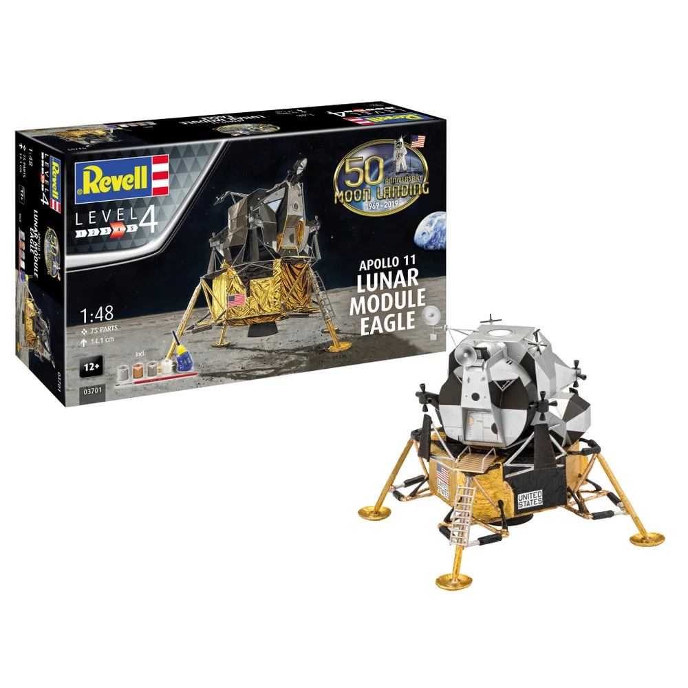 Apollo 11 Lunar Module Eagle Gift Set Model Kit (1:48 Scale) Image 1