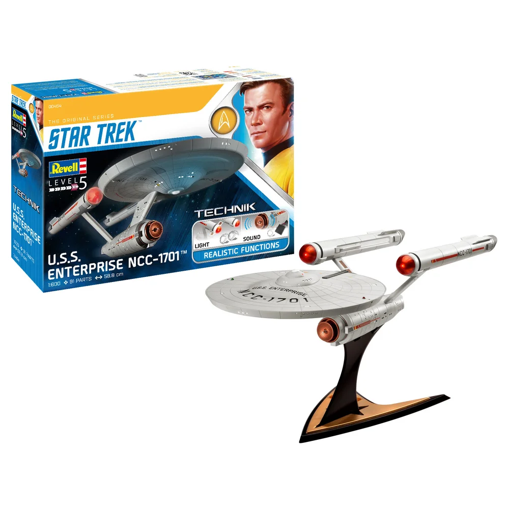 U.S.S. Enterprise NCC-1701 TOS Model Kit (1:600 Scale) Image 1