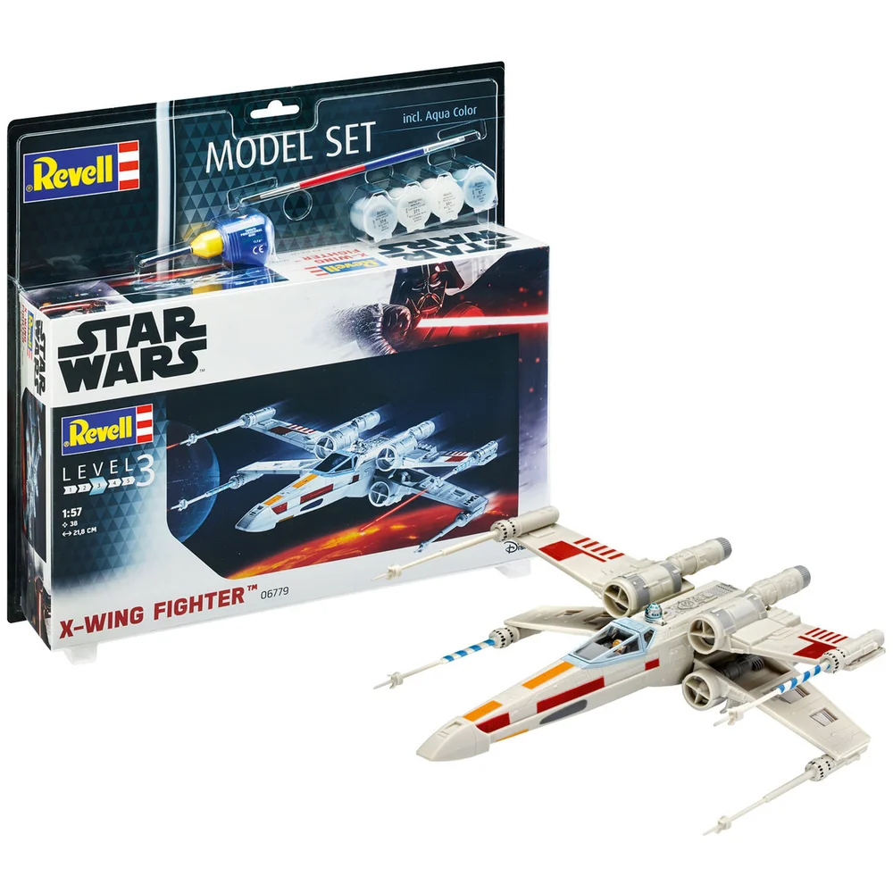 Star Wars - RED-5 X-Wing Fighter Model Set (1:57 Scale) Image 1