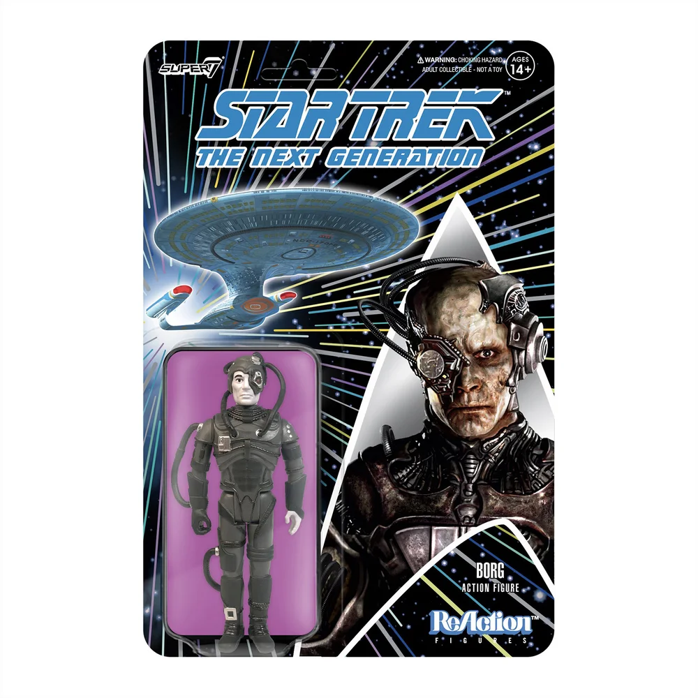 Super7 Star Trek The Next Generation ReAction Figure - Borg Image 1