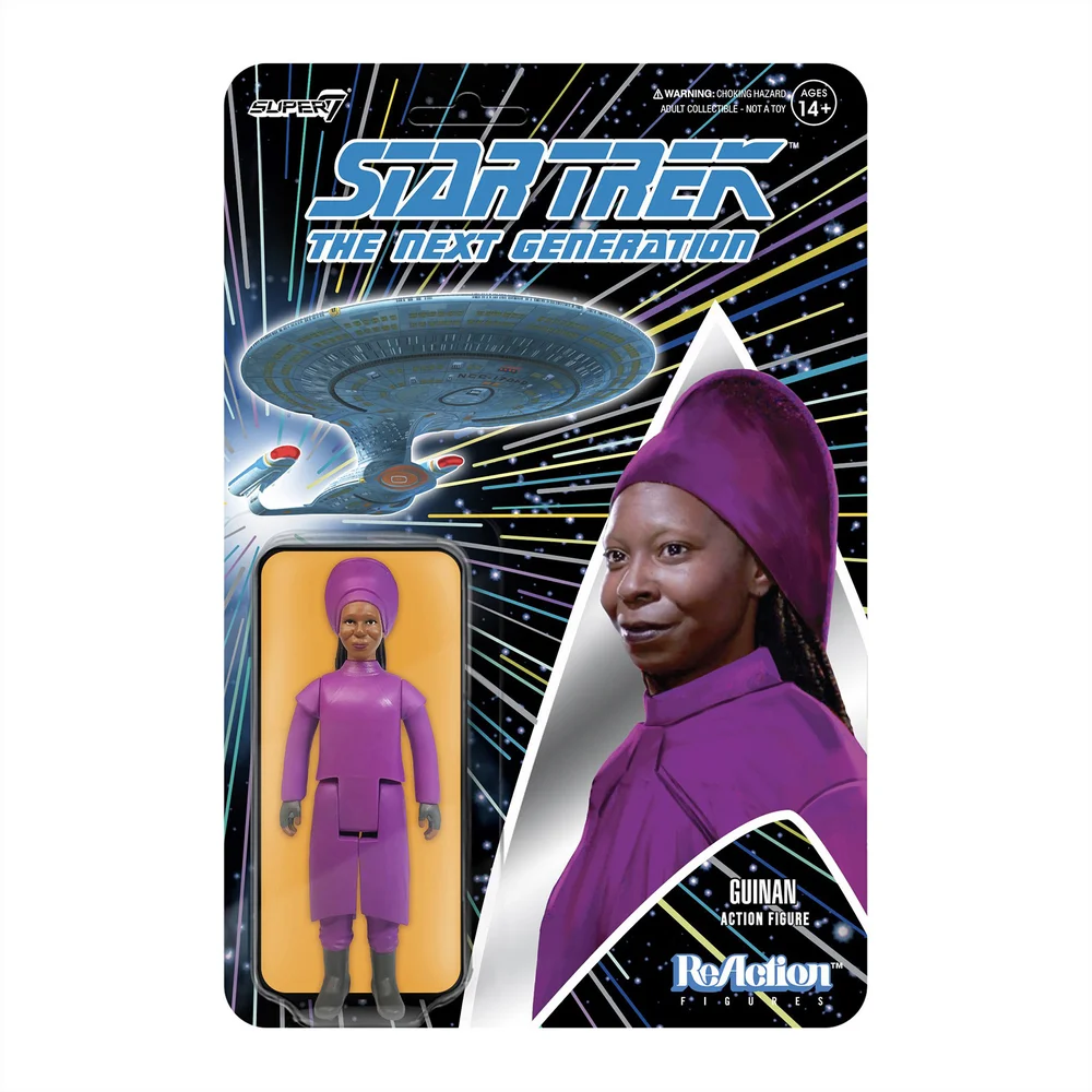 Super7 Star Trek The Next Generation ReAction Figure - Guinan Image 1