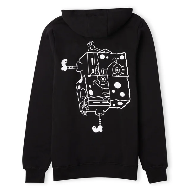 Spongebob Squarepants Stacking Block Bob Unisex Hoodie - Black