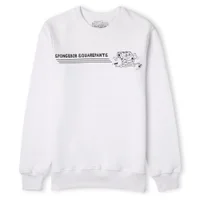 Spongebob Squarepants Sprinting Through The Sea Unisex Sweatshirt - White