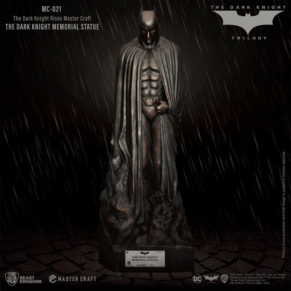 Beast Kingdom The Dark Knight Rises The Dark Knight Memorial Statue Master Craft Statue Image 1