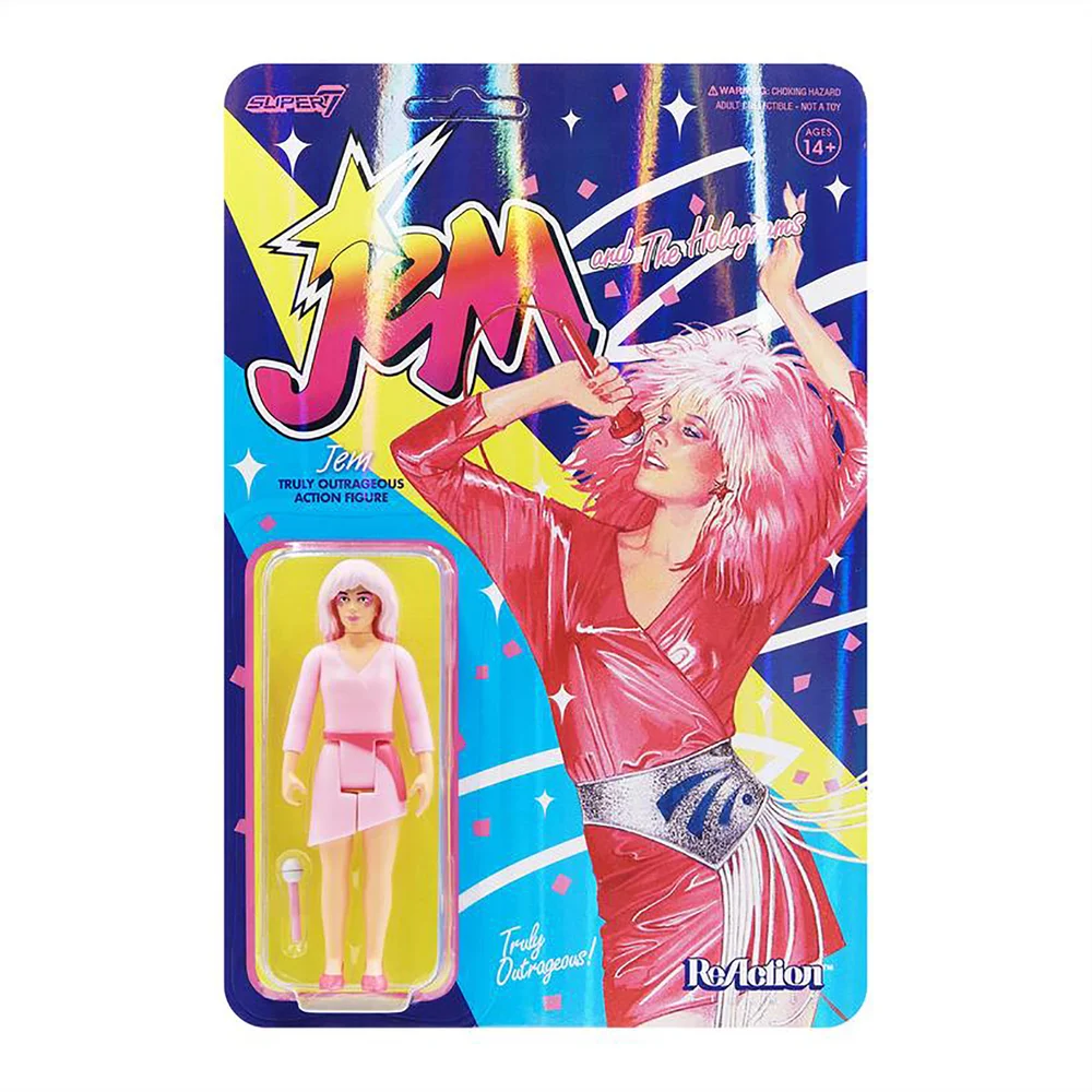 Super7 Jem And The Holograms ReAction Figure - Jem Image 1