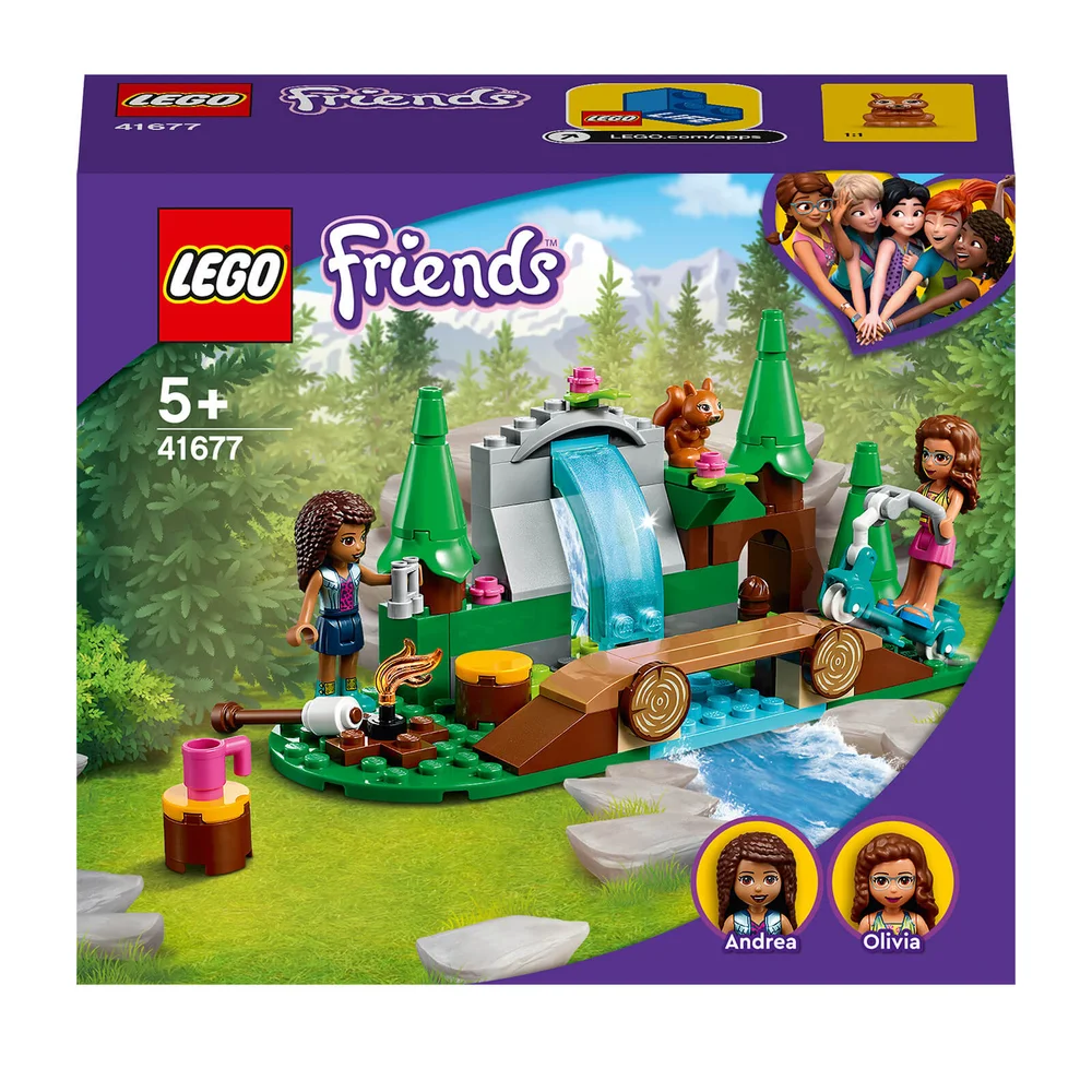 LEGO Friends: Forest Waterfall Camping Adventure Set (41677) Image 1