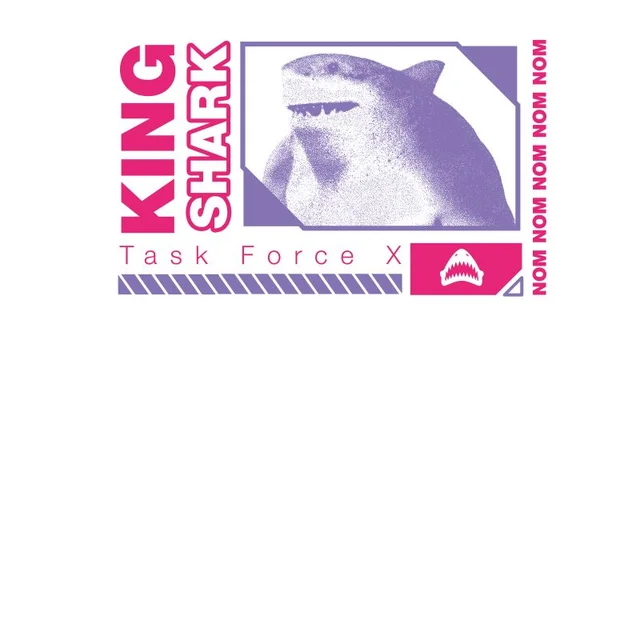 Suicide Squad King Shark Unisex T-Shirt - White