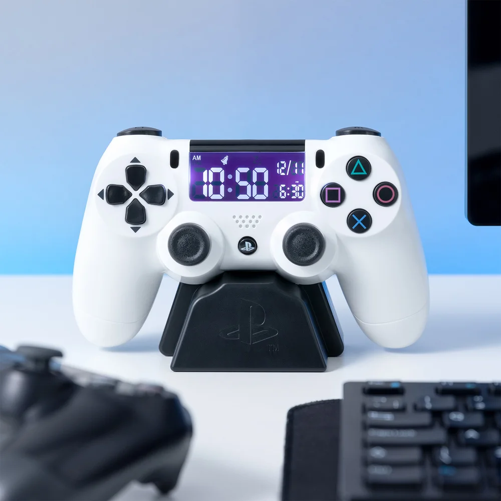 Playstation White Controller Alarm Clock Image 1