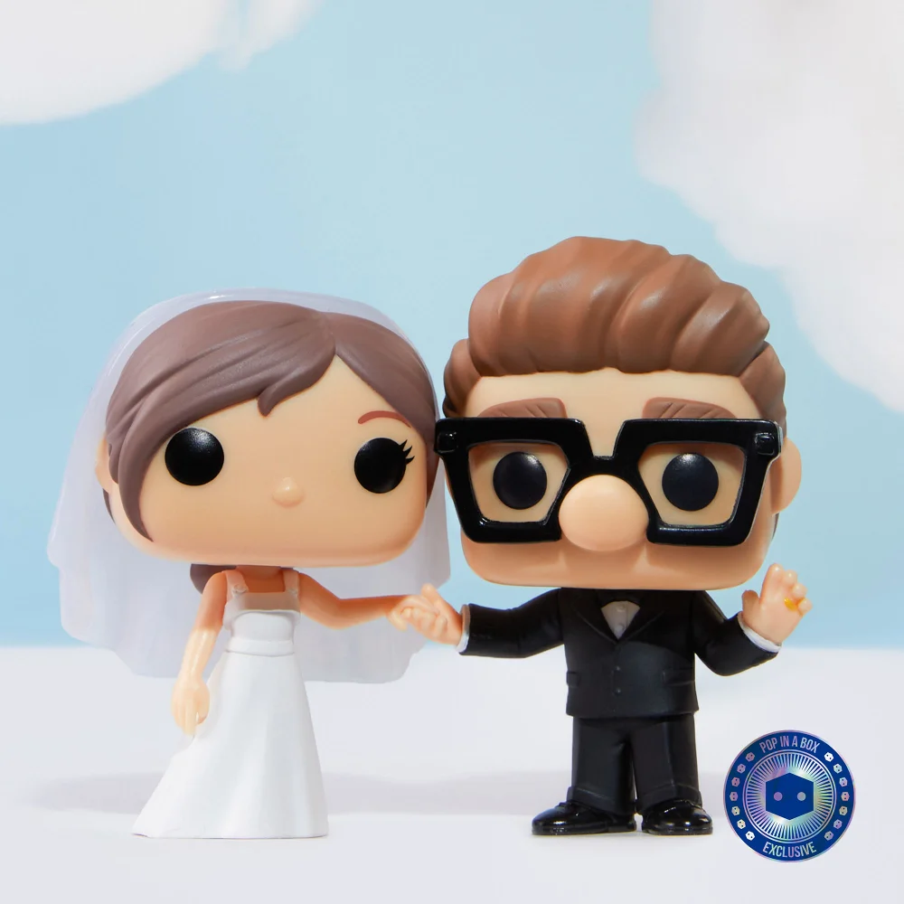 PIAB EXC Disney Up Ellie & Carl Wedding 2-Pack Funko Pop! Vinyl Image 1