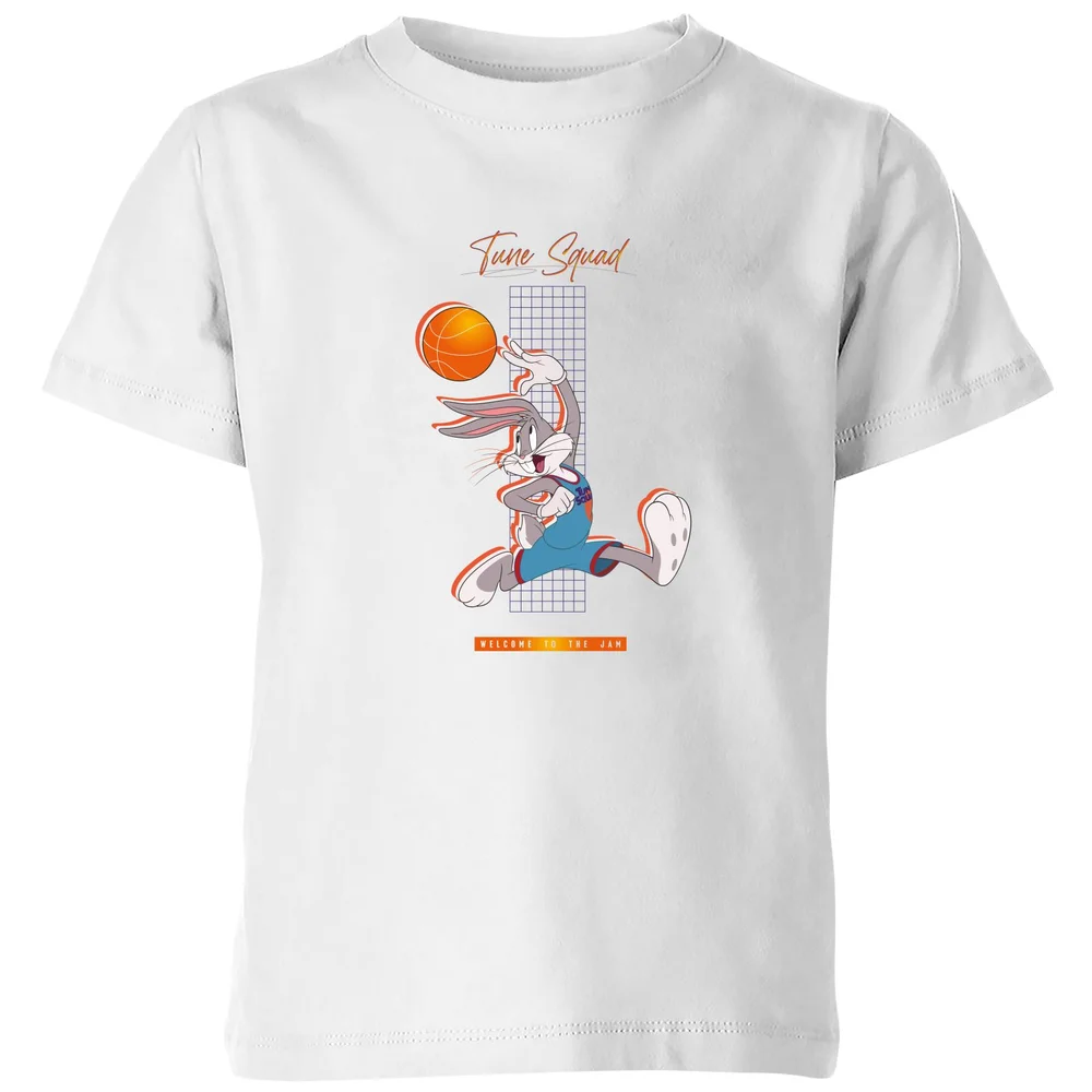Space Jam Bugs Bunny Basketball Kids' T-Shirt - White - 3-4 Years Image 1