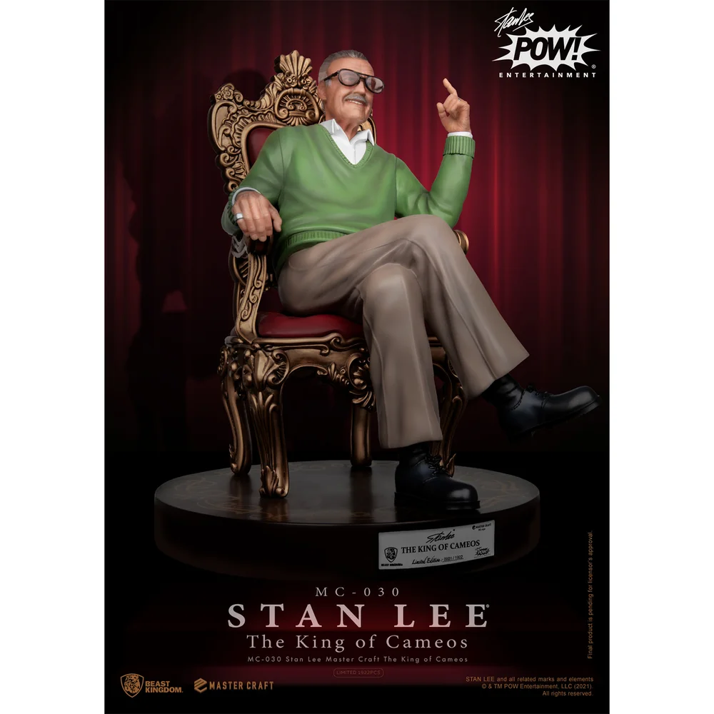 Beast Kingdom Stan Lee Master Craft Statue - The Master Of Cameos Image 1