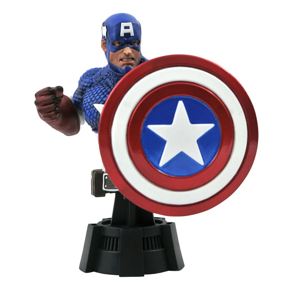 Diamond Select Marvel Comics Bust - Captain America Image 1