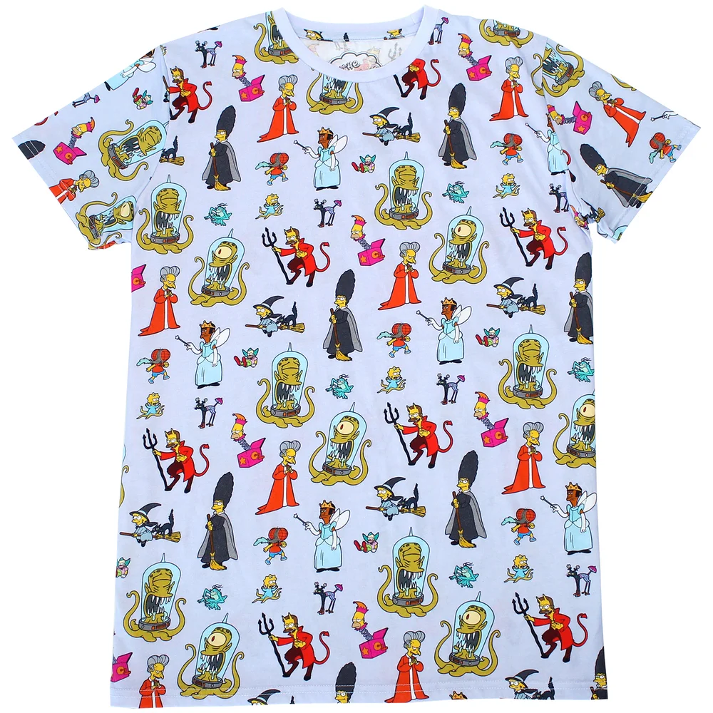 Cakeworthy x The Simpsons - Treehouse Of Horror- AOP T-Shirt - L Image 1