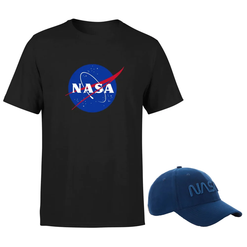 NASA Navy Cap & Nasa T-Shirt Bundle - Men's - S Image 1
