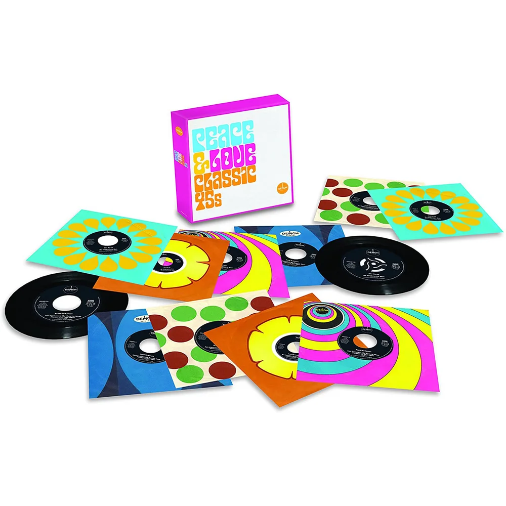Classic 45's - Peace And Love 10 x 7" Box Set Image 1