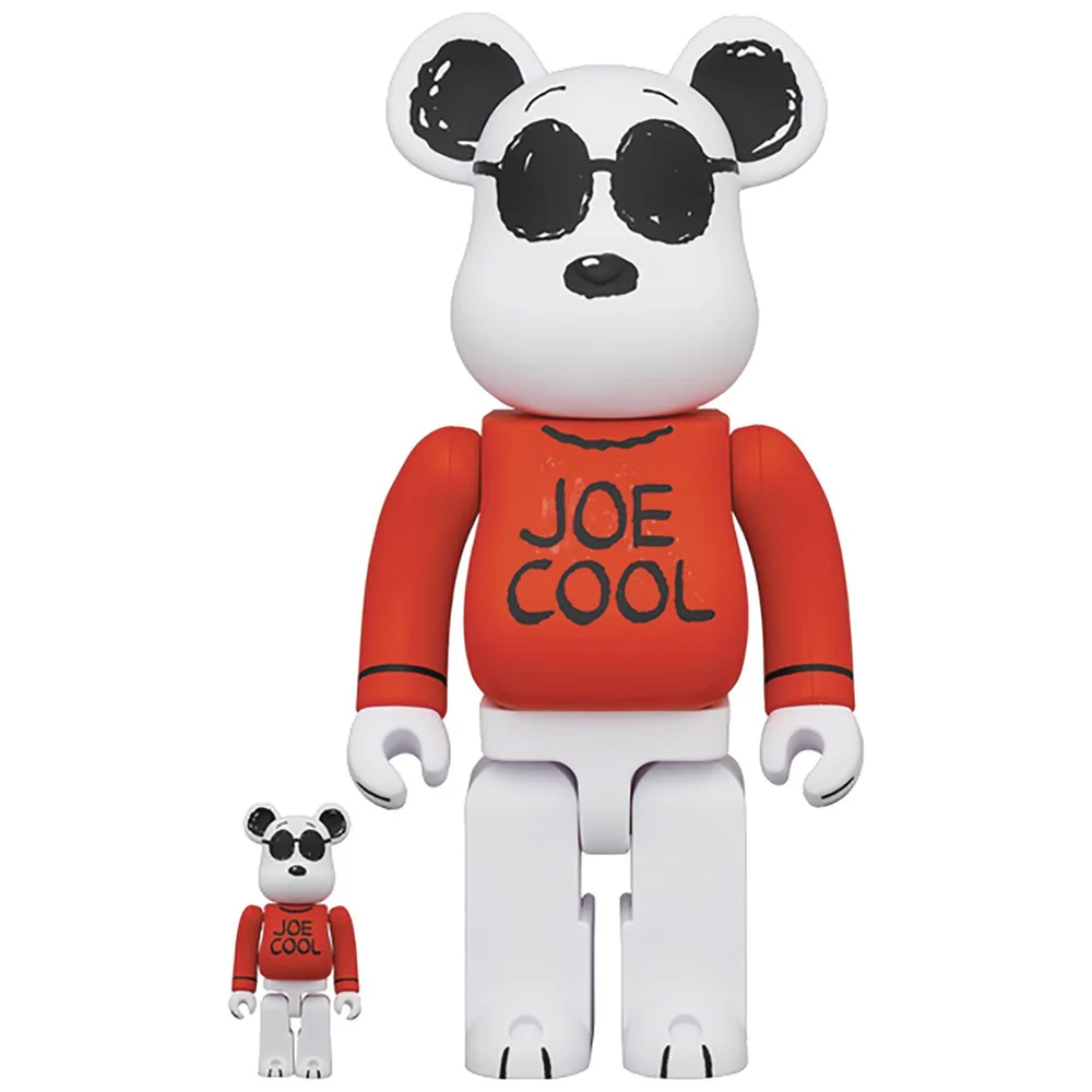 Medicom Peanuts 100% & 400% Be@rbrick 2-Pack - Joe Cool Image 1