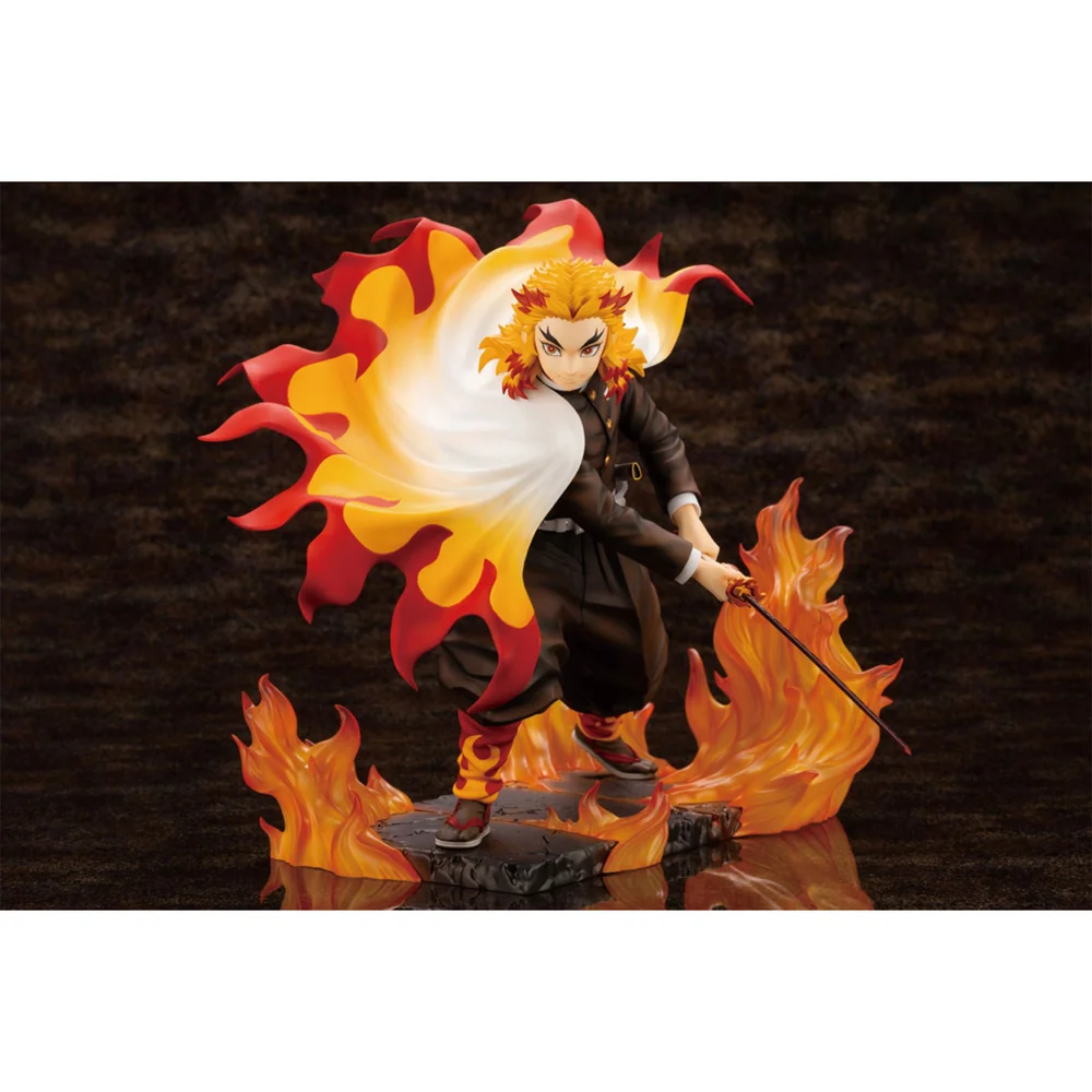 Kotobukiya Demon Slayer: Kimetsu no Yaiba ARTFX J Statue - Kyojuro Rengoku Image 1