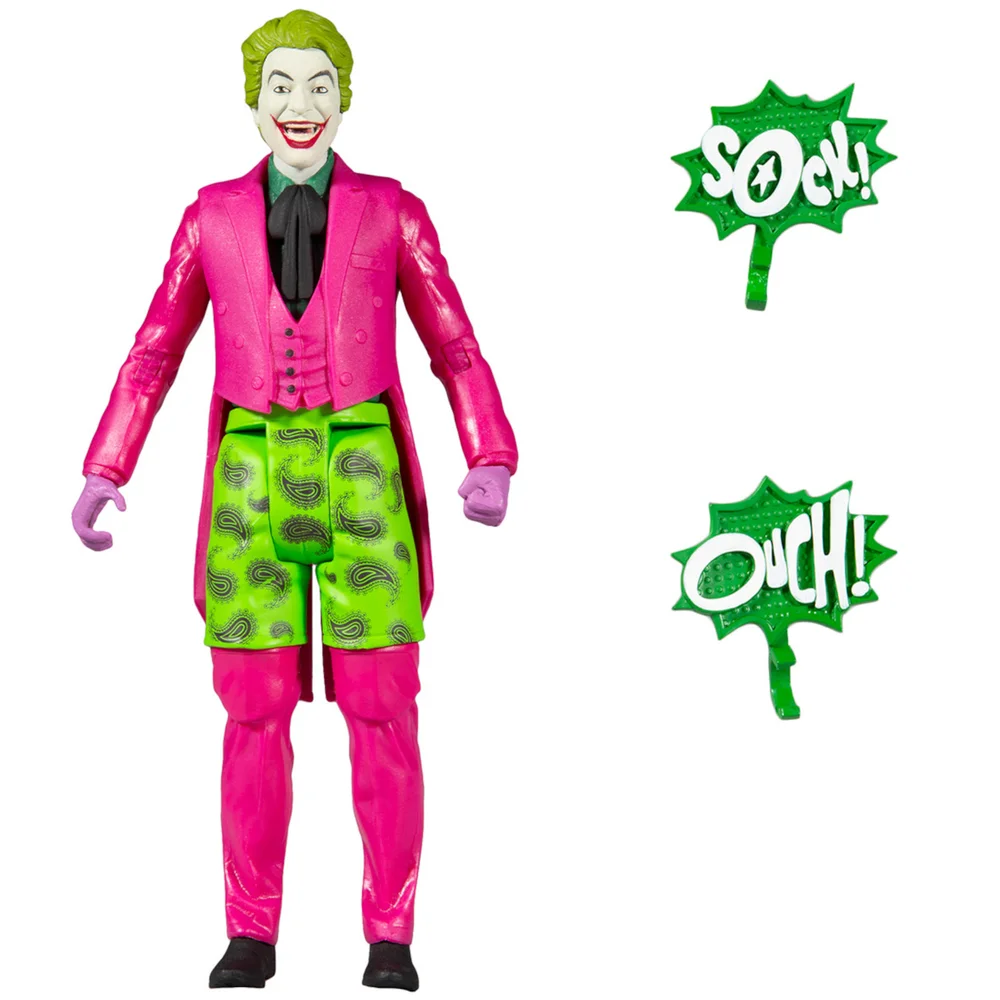 McFarlane DC Retro Classic Batman '66 The Joker in Swim Shorts Action Figure Image 1