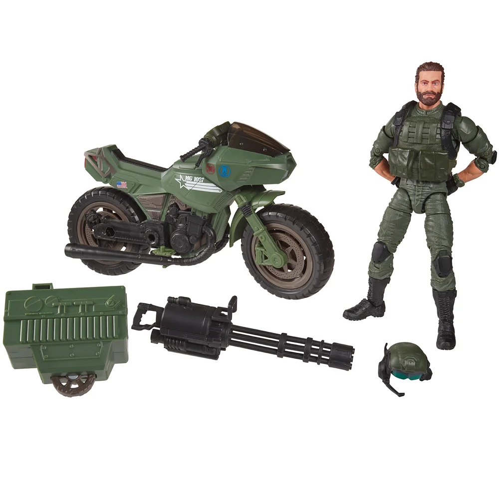 Hasbro G.I. Joe Classified Series Alvin “Breaker” Kinney with RAM Cycle Image 1