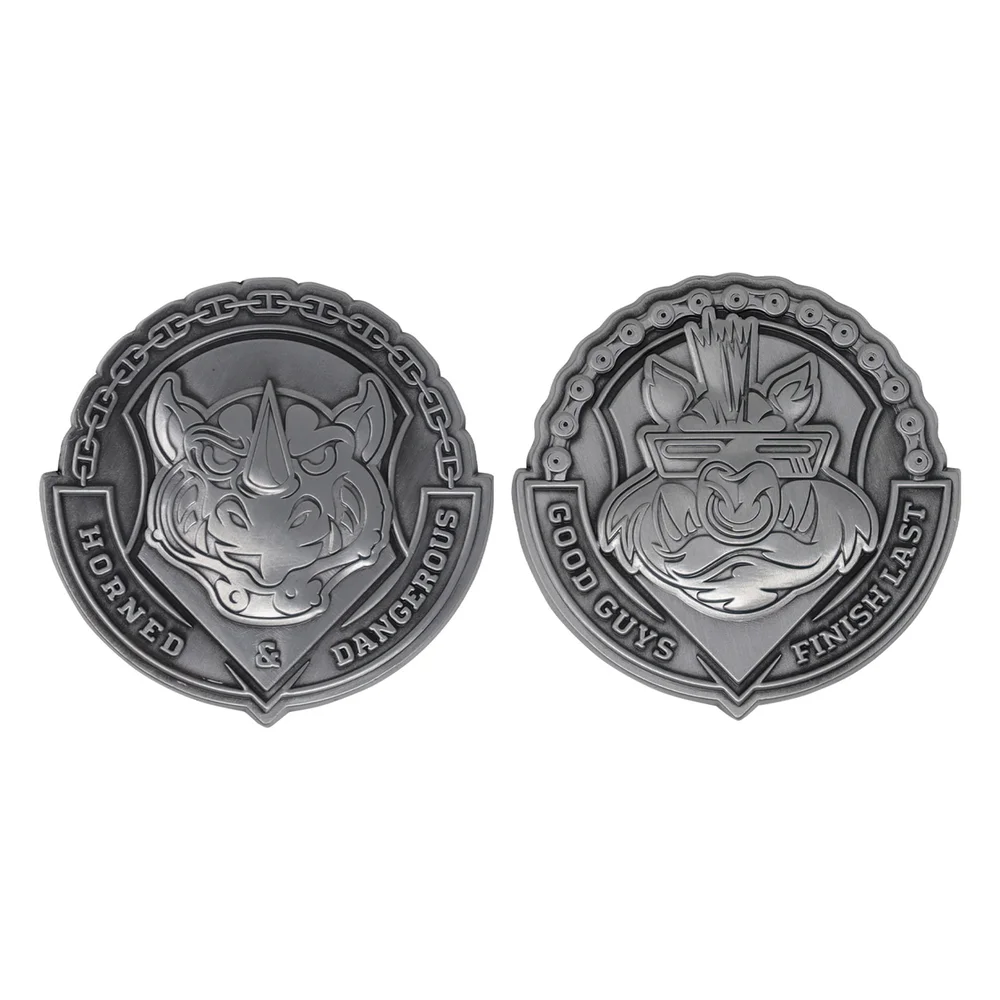 Fanattik Teenage Mutant Ninja Turtles Bad Guys Medallion Set Image 1