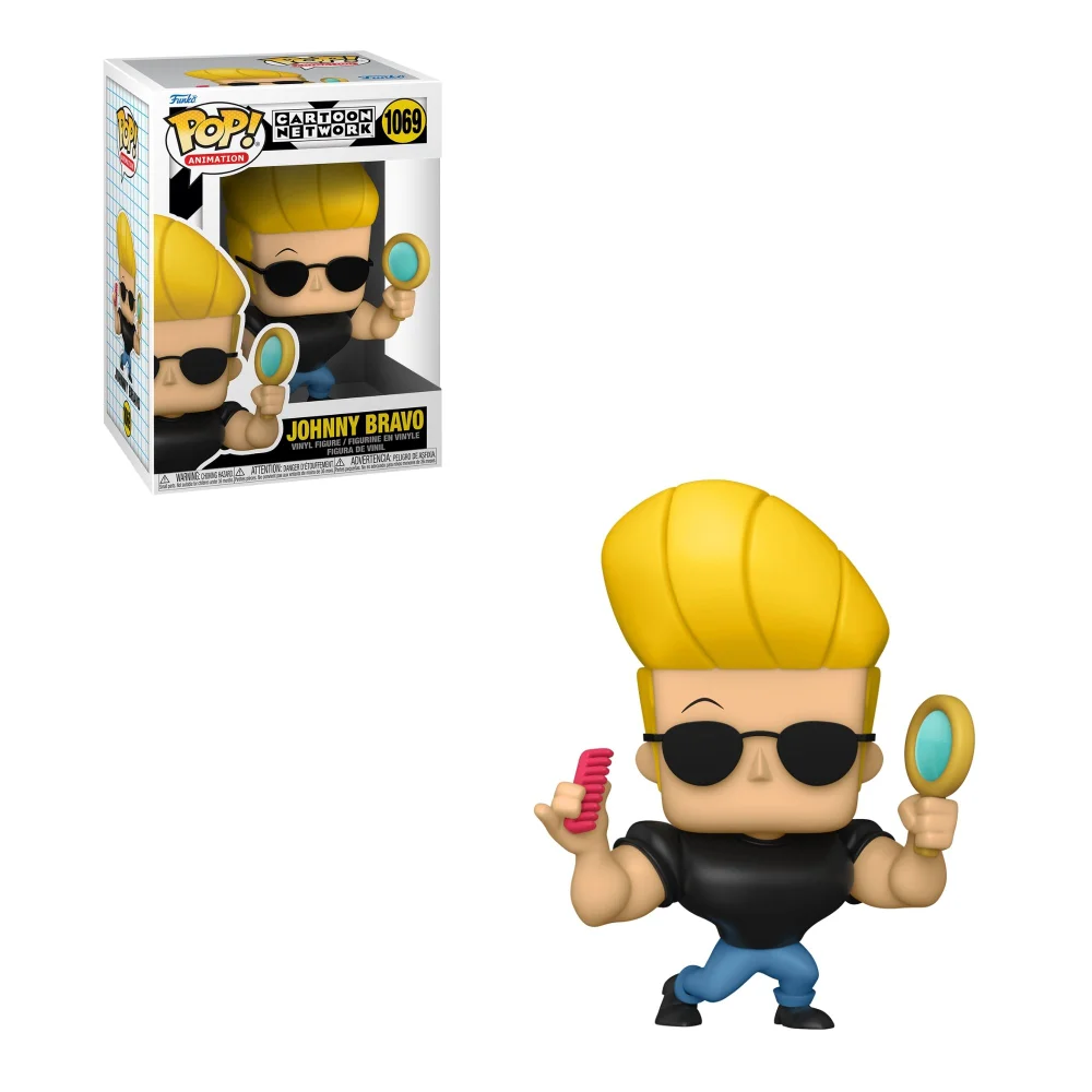 Johnny Bravo with Mirror and Comb Funko Pop! Vinyl Image 1