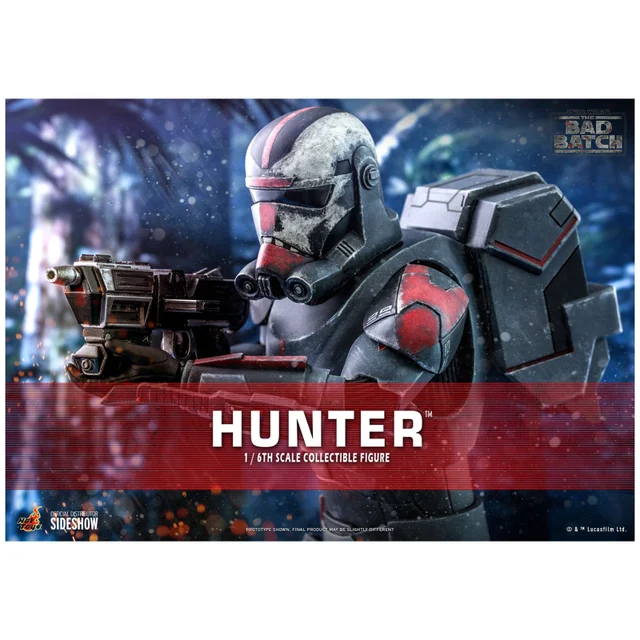 Hot Toys Star Wars: The Bad Batch Hunter 1/6 Scale Action Figure
