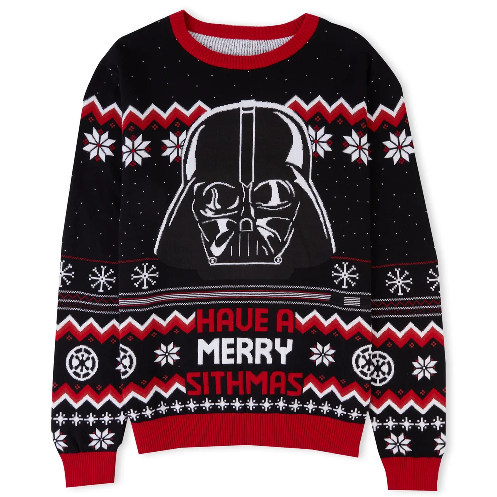 Have a Merry Sithmas Christmas Knitted Jumper Black - XS Image 1