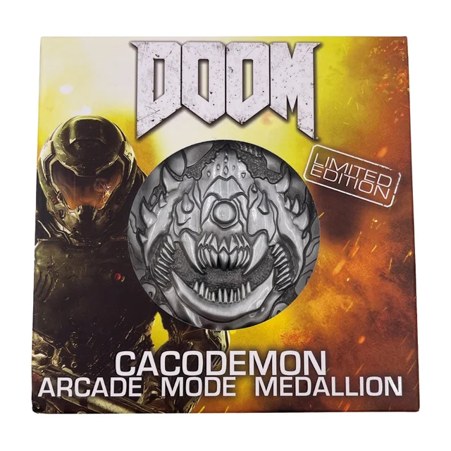 Fanattik Doom Cacodemon Level Up Collectors Medallion