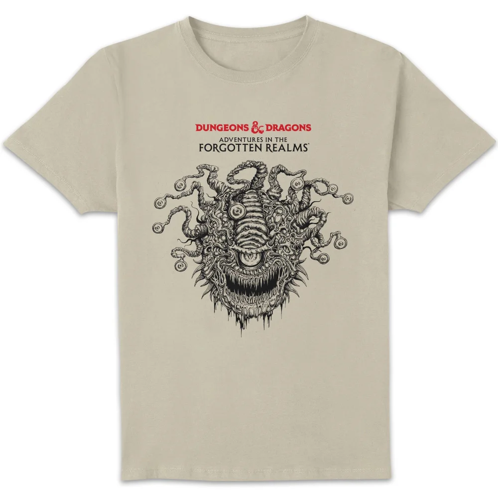 Dungeons & Dragons Beholder Unisex T-Shirt - White Vintage Wash - S Image 1