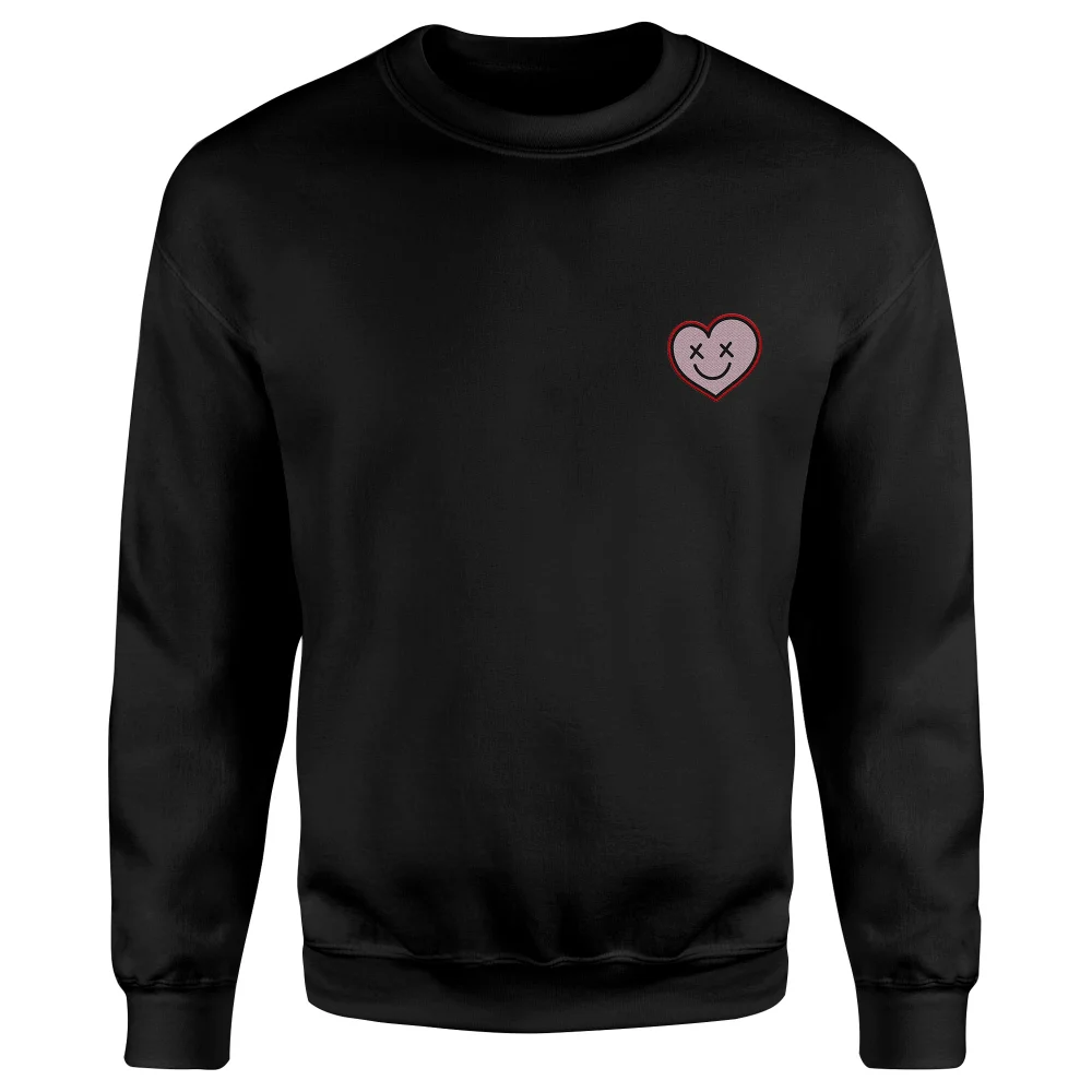 DC Comics XOXO Harley Embroidered Unisex Sweatshirt - Black - S Image 1