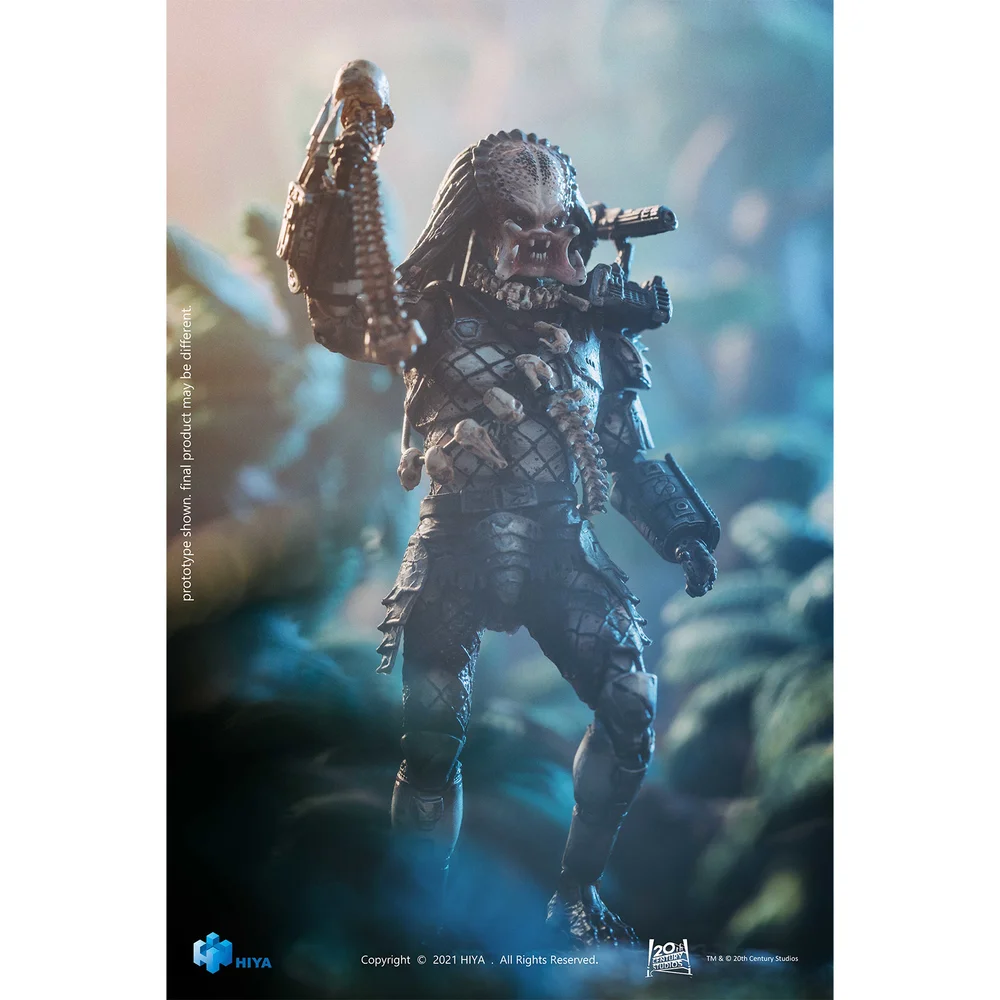 HIYA Toys Predator Exquisite Mini 1/18 Scale Figure - Open Mouth Jungle Predator Image 1