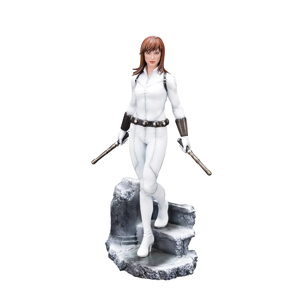 Kotobukiya Women Of Marvel ARTFX PREMIER Statue - Black Widow (White Costume) Image 1