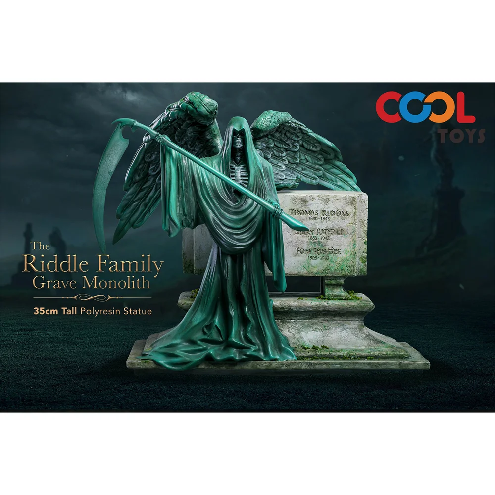 The Riddle Family Grave Monolith Polyresin Statue Image 1