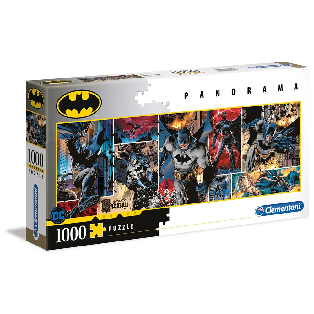Clementoni 1000pcs Panorama Jigsaw Puzzle - Batman Image 1