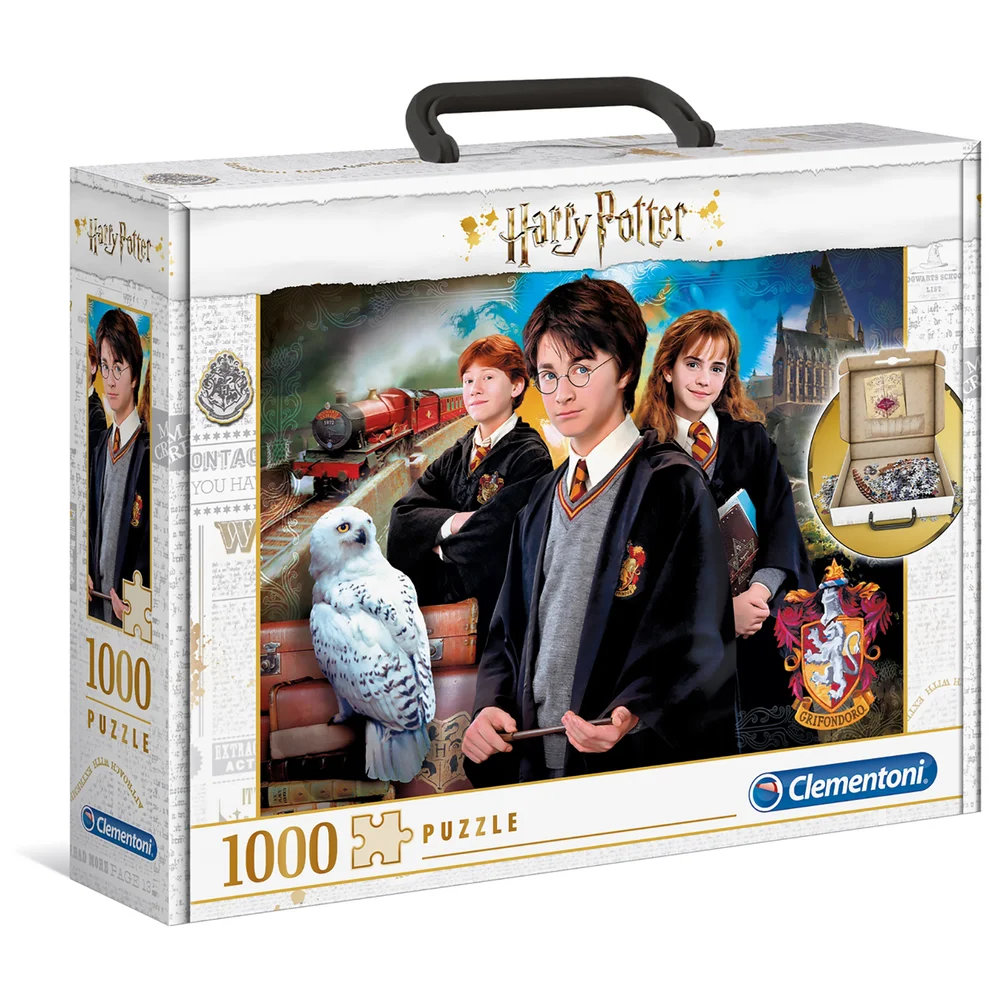 Clementoni 1000pcs Briefcase Jigsaw Puzzle - Harry Potter Image 1
