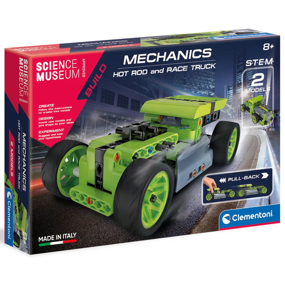 Science Museum Mechanics Lab - Pull Back Car Toy Image 1