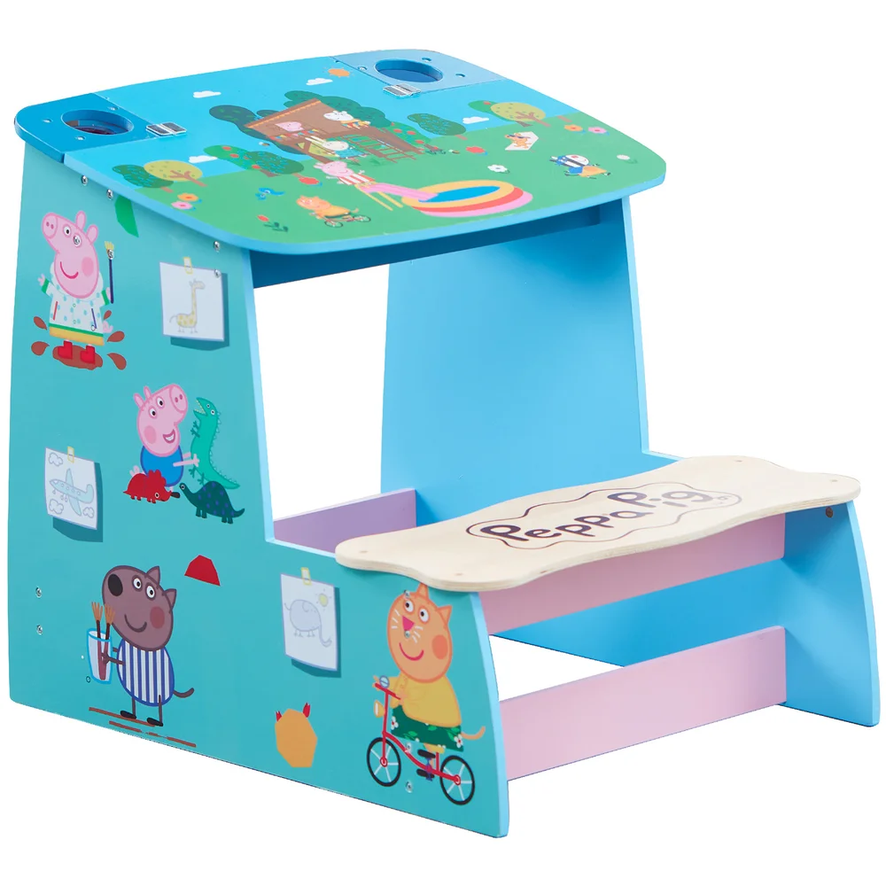 Peppa Pig - Wooden Play Desk Image 1
